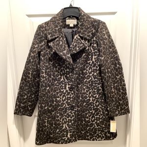 Michael Kors Wool Blend Pea Coat, Size Medium